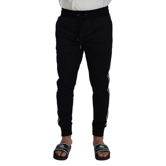 Dolce & Gabbana Other - Dolce & Gabbana Black DG Print Mens Jogger Men's Pants